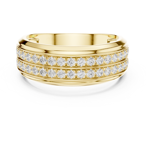 Bague en diamant de qualité supérieure pour femmes, design de bijoux sophistiqué, idéale pour les fiançailles, les anniversaires et les célébrations, disponible à la vente - Product Image 2
