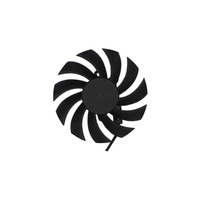 Ventilateur axial DC fin 80x80x10 mm, ventilateur sans balais avec support pour alimentation électrique, machine industrielle et appareils électroniques