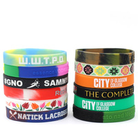Pulsera de Silicona con Logotipo Personalizado, Grabada o en Relieve, Brazalete de Goma, Regalo Promocional para Eventos, Campañas de Concienciación, Regalos Deportivos