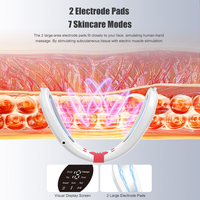 Appareil de massage facial OEM électrique anti double menton, amincissant et liftant en V, à micro-courant et vibrations, pour peaux relâchées, 18 vitesses
