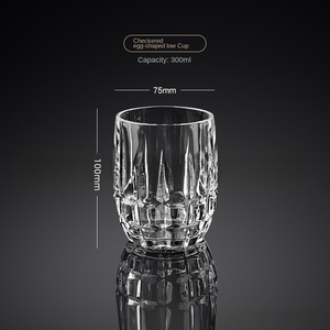 Copas <span class=keywords><strong>de</strong></span> Vino Modernas <span class=keywords><strong>de</strong></span> Cristal Grueso <span class=keywords><strong>de</strong></span> Lujo, Hechas a Mano y Sopladas, para Uso Comercial, Doméstico y Hotelero, para <span class=keywords><strong>Whisky</strong></span> y Vino - Product Image 6