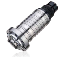 Broche motorisée B40 BT40 à entraînement par courroie pour machine de fraisage, changement de outil mécanique, 10000 tr/min/8000 tr/min, roulement moteur Ø140mm
