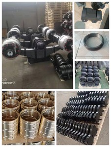 Pièces de suspension d'essieu de remorque de camion poids lourd : Kit de suspension de remorque de camion avec égaliseur à boulons en U et ressorts à lames - Product Image 2