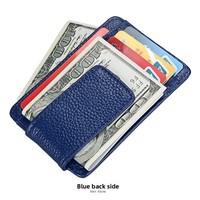 Dompet Kartu Kulit Asli Amazon dengan Pelindung RFID dan Lapisan Poliester Merek DYL Grosir Tempat Kartu Kredit