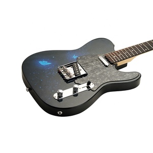 Đàn Guitar <span class=keywords><strong>Gibson</strong></span> bền bỉ Đàn Guitar Điện Guitar JazzTernetang Top Chất liệu thân bán rỗng Gỗ hồng sắc Bàn phím hoàn thiện bóng - Product Image 2