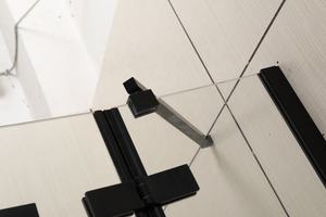 Porte de <span class=keywords><strong>baignoire</strong></span> en verre trempé, <span class=keywords><strong>noir</strong></span>, sans cadre, lot de 3 tendeurs de <span class=keywords><strong>baignoire</strong></span>-douche, <span class=keywords><strong>baignoire</strong></span> et douche - Product Image 3