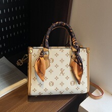 Bolso <span class=keywords><strong>Tote</strong></span> Grande con Estampado, de Hombro y Cruzado, para Mujer, Estilo Coreano Retro 2025, de Alta Gama, para el Trabajo - Product Image 2