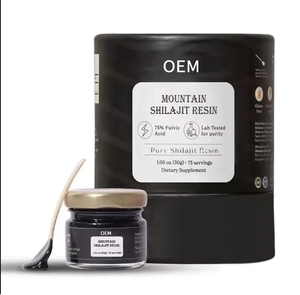 Etiqueta privada Himalayan Shilajit resina pura bebida energética suplemento apoyo inmunológico - Product Image 1