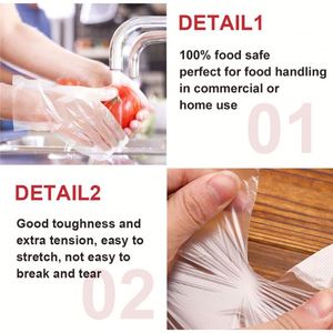 Latest Examination One Time Use Single Disposable Sanitary Plastic Gloves - Product Image 3