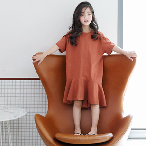 Vestidos Largos de Fiesta para Niñas, Diseño Veraniego, Hasta la Rodilla, Casuales, del Mercado Chino - Product Image 4