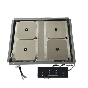 220V ~ 240V Cuatro Cocina de Inducción invisible eléctrica para encimera/4 <span class=keywords><strong>FLEX</strong></span> ZONE Invisible Placa de inducción - Product Image 1
