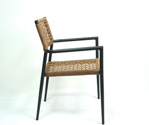 2025 Hot Sale Eco-friendly UV Resistance Wicker <strong>Rattan</strong> Outdoor <strong>Chair</strong> For Hotel For Garden For Restaurant - Product Image 3