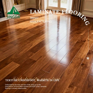 Plancher stratifié haute brillance 8 mm, résistant à l'eau, résistance à l'usure AC3, insonorisant, utilisation hospitalière, installation par clic pour chauffage - Product Image 2