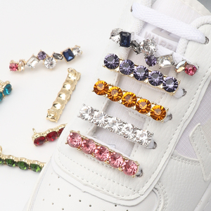 Clips brillantes diamantes de imitación zapatos encantos cordones zapatillas AJ/AF enjoyado Vintage cordón decorativo lujo zapatos cordones Decoración - Product Image 1