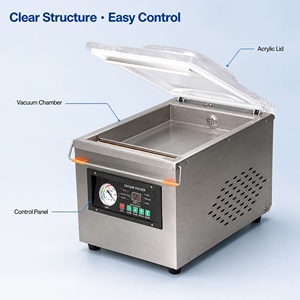 DZ-260 Single Chamber <strong>Vacuum</strong> Sealer Commercial Food <strong>Vacuum</strong> Packing Machine 201 Stainless Steel Desktop <strong>Vacuum</strong> Packager Bag - Product Image 5