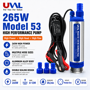 <span class=keywords><strong>Pompe</strong></span> submersible portable <span class=keywords><strong>12V</strong></span> 265W 50L/min pour vélo électrique, <span class=keywords><strong>moto</strong></span> électrique, <span class=keywords><strong>pompe</strong></span> de transfert d'<span class=keywords><strong>eau</strong></span> alimentée par batterie, modèle 53 - Product Image 2
