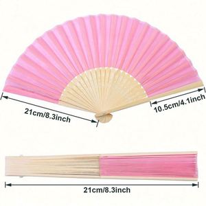 Éventail pliant espagnol, idéal pour les soirées dansantes estivales rétro, pour les femmes et les jeunes filles. - Product Image 1