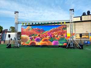 Tỷ lệ 16:9 5m x 3m chìa khóa trao tay hệ thống hoàn chỉnh p2.6 p2.9 p3.91 <span class=keywords><strong>LED</strong></span> hiển thị 500 mét x 500 mét <span class=keywords><strong>LED</strong></span> bảng điều chỉnh Backdrop trong nhà ngoài trời Màn hình <span class=keywords><strong>LED</strong></span> - Product Image 2