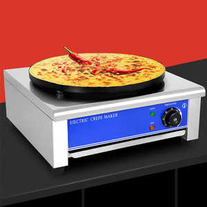 Crêpière électrique de 16 pouces, plaque plate, crêpière, snack, plaque chauffante, crêpière pour la transformation des aliments - Product Image 3