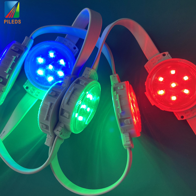 DMX512 50MM IP68 Outdoor Programmable RGB RGBW 1W-2W LED Pixel Point Lights Christmas Holiday Decorative Lighting