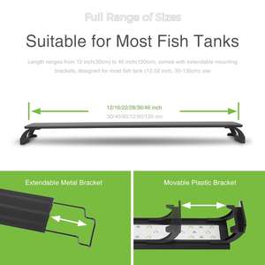 120Cm Rgbw <span class=keywords><strong>Led</strong></span> Aquariumlicht Zoetwater En Zout Water Rif Licht Stijlvolle Aquaria Uitrusting En Decoratie Accessoire - Product Image 4