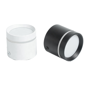 Plafonnier LED moderne 12W IP65 <span class=keywords><strong>GX53</strong></span>, projecteur en aluminium, blanc chaud 3500K, angle de faisceau 120°, montage en surface pour villa - Product Image 1