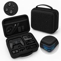 Boîte de protection rigide personnalisée OEM ODM en EVA pour accessoires de caméra et manette de jeu avec poche en filet et logo personnalisé