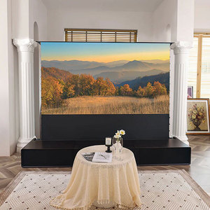 100 Inch HD Electric Floor Rising <strong>Projector</strong> <strong>Screen</strong> Integrated Cabinet Home Theater Laser Ultra Short Throw <strong>Projector</strong> <strong>Screen</strong> - Product Image 6