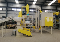 Ligne de production de recyclage des déchets électroniques, ligne de recyclage automatique des circuits imprimés, broyeur de processeurs informatiques, séparateur de moteurs, haute productivité