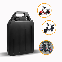 Paket Baterai LiFePO4 Solid State 18650 1440WH 60V 24AH untuk Sepeda Motor Listrik Ccitycoco, 6000 Siklus, untuk Penggantian
