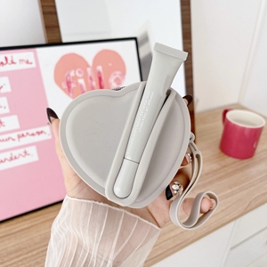 Sac de rangement en silicone en forme de cœur, pour rouge à lèvres, brillant à lèvres, écouteurs portables, porte-monnaie, bijoux, organisateur polyvalent - Product Image 5