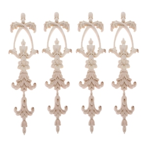 <span class=keywords><strong>Apliques</strong></span> Onlays <span class=keywords><strong>de</strong></span> Marco largo, calcomanías talladas en madera, tallado en madera <span class=keywords><strong>para</strong></span> espejo <span class=keywords><strong>de</strong></span> puerta <span class=keywords><strong>de</strong></span> pared, armario, vestidor, armario, decoración - Product Image 1