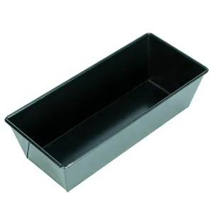 Черная коробка для тостера с антипригарным покрытием, форма для выпечки торта, Высококачественная пищевая углеродистая сталь
