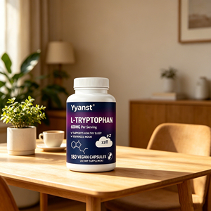 Cápsulas de L-Triptófano 600mg, 180 Unidades, Favorece un Sueño Saludable y la Relajación, Vegano, Sin OMG, Suplemento Dietético OEM - Product Image 6