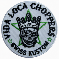 Écusson brodé personnalisé avec logo de marque, badge en tissu, applique brodée thermocollante pour vêtements