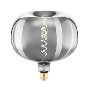 2024新设计产品发光二极管灯丝装饰灯泡咖啡吧装饰大尺寸灰色苹果灯泡