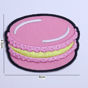 Patchs brodés personnalisés en gros, roses, à coudre ou à repasser, pour sacs à dos et vêtements <span class=keywords><strong>de</strong></span> filles - Product Image 3