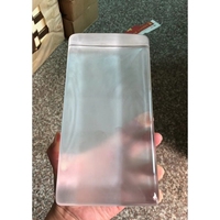 Blocs de verre transparents en cristal à coins arrondis, à une face givrée, pour cloisons décoratives