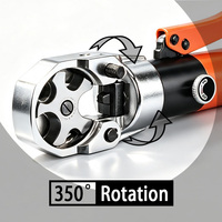 Herramienta de crimpado hidráulica eléctrica TUBO HP-210D, crimpadora manual para crimpado de puntas