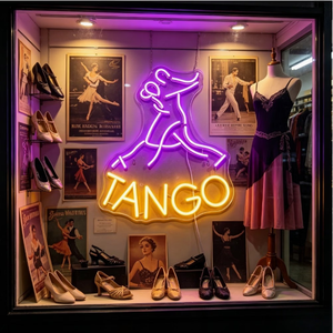Insegna Luminosa a LED a Forma di <span class=keywords><strong>TANGO</strong></span> per Ballerini di <span class=keywords><strong>Tango</strong></span>, Ideale per Studio di Danza, Bar, Caffetteria - Product Image 5