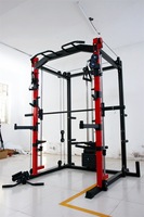 Équipement de gymnastique à domicile commercial multifonctionnel Smith Machine Squat Rack Fitness Exercice d'entraînement
