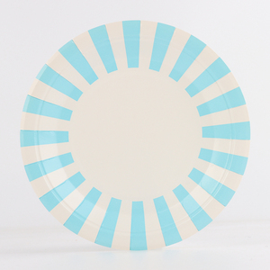 Assiette <span class=keywords><strong>en</strong></span> papier jetable biodégradable, résistante, couleur naturelle, anti-graisse, pour fêtes et mariages, livraison directe - Product Image 1