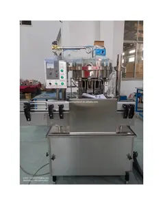 Small Scale Soda Water Bottle Filling Machine Manual Plastic Bottle Carbonated Soft Drink Capping Machine