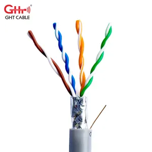 Cat6 Cable Solid Copper Cat5e/Cat6/Cat6a/cat7 Cable Price Per Meters Communication Cable