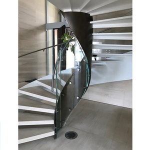 DAIYA-escalera <span class=keywords><strong>de</strong></span> caracol <span class=keywords><strong>de</strong></span> <span class=keywords><strong>segunda</strong></span> <span class=keywords><strong>mano</strong></span>, balaustrada <span class=keywords><strong>de</strong></span> vidrio templado - Product Image 5