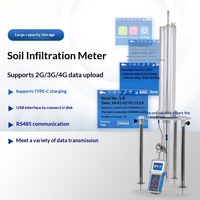 Mètre d'infiltration intelligent du sol, dispositif de mesure du taux d'infiltration, conception multi-interface, testeur de conductivité hydraulique numérique
