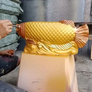 แม่พิมพ์กระถางปูนซีเมนต์ กระถางบอนไซ สำหรับปลูกต้นไม้ในสวน รูปปลาทอง วัสดุ ABS สำหรับภายนอกอาคาร รูปทรงเสาประตู แข็งแรง ทนทาน จากผู้ผลิต - Product Image 3