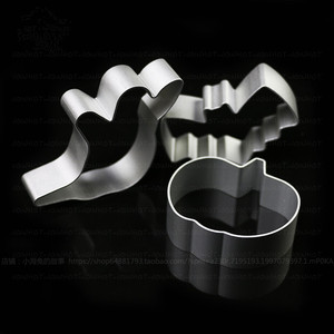 Halloween Cookie Cutters Pumpkin Ghost Bat Aluminum Alloy Baking Molds For Cookies And Pineapple Cakes - Product Image 2