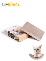Griffoir pour chat en carton ondulé en gros, en forme de livre, jouet et lit pour animaux de compagnie