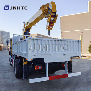 טנדר מטען מונית 4*4 6 גלגלים למונית שורה כפולה עם מנופים טלסקופיים בום 8 טון מרוכבים - Product Image 4